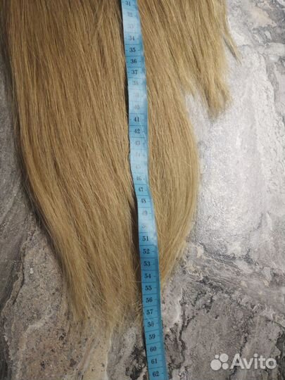 Волосы для наращивания, блонд