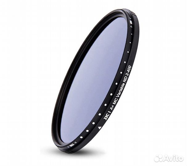 Нейтрально серый фильтр JJC NDV (ND2-ND400) 77mm