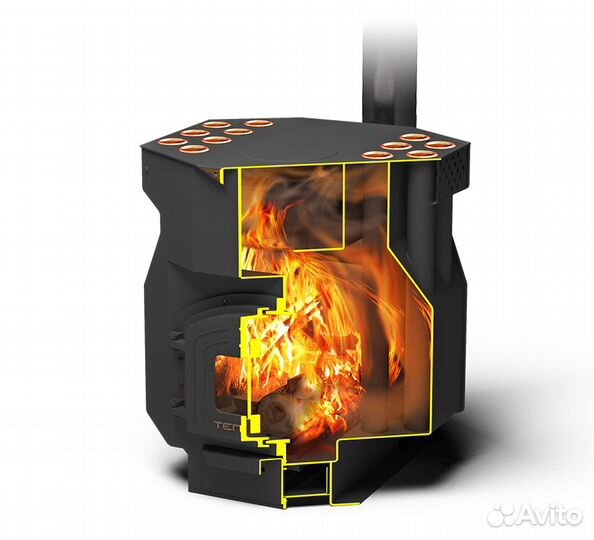 Печь отопительная Топ-Драйв-150 Теплодар