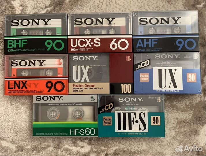 Аудиокассеты sony
