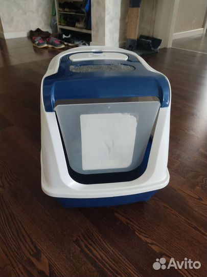 Закрытый домик-лоток для котов