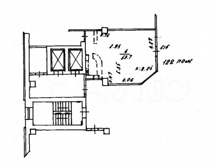 Продам офисное помещение, 59.3 м²