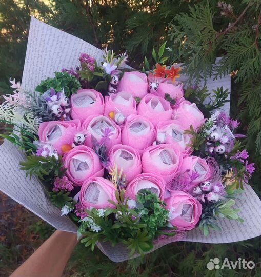 Букеты из конфет