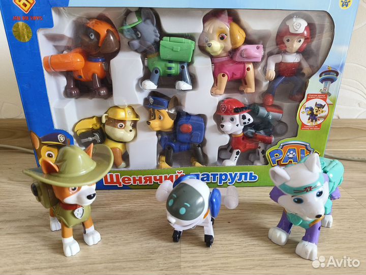 Комплект. Щенячий патруль 10 шт