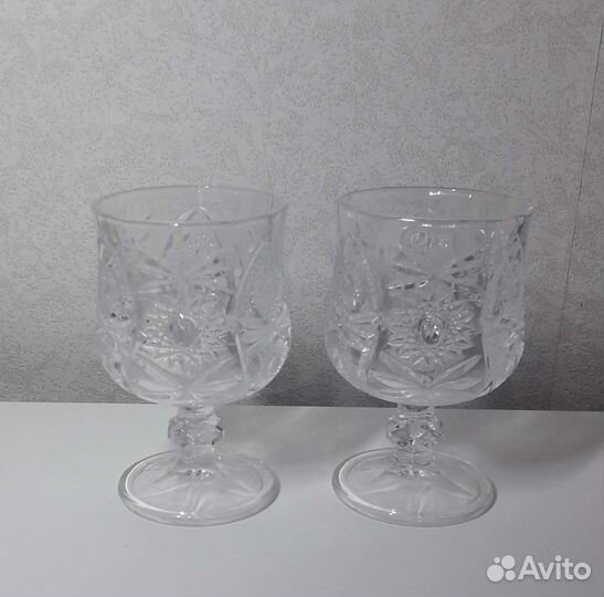 Бокалы для вина хрусталь богемия