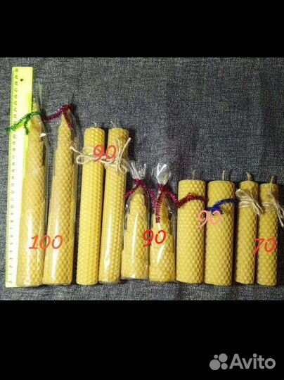 Свечи из натуральной вощины