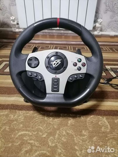 Игровой руль dexp wheel man pro