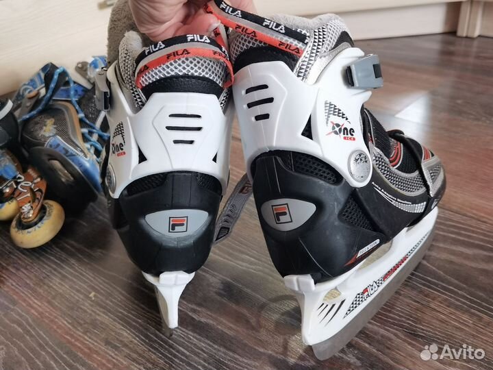 Коньки детские раздвижные 33 36