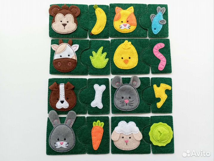 Пазлы из фетра