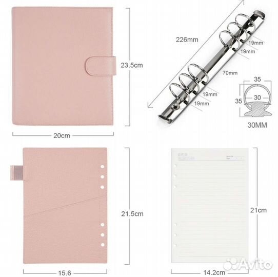 Блокнот-планировщик Moterm Luxe 2.0 Seies A5