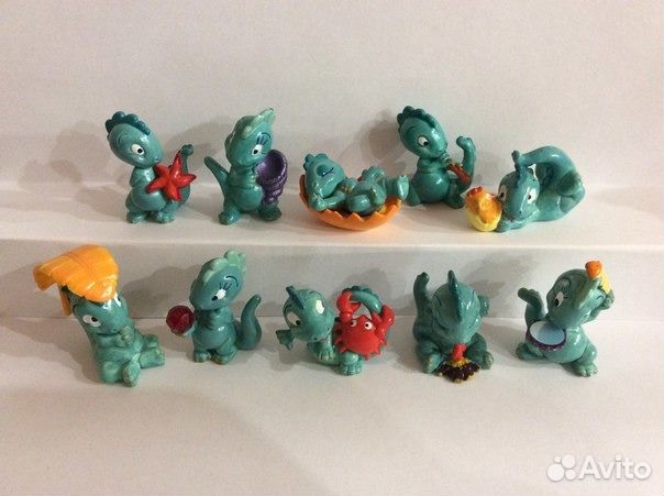 Серии Киндер 90х (Гномы, Привидения, Дино)