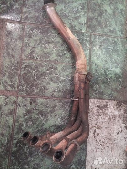 Выпускной коллектор, штаны Kawasaki ZX6/636 02