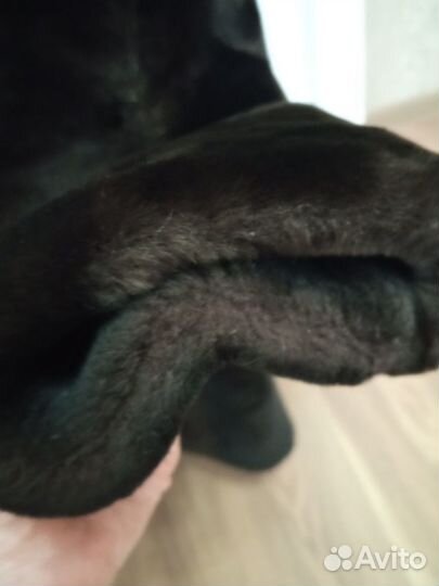 Шуба мутоновая с капюшоном 44 46