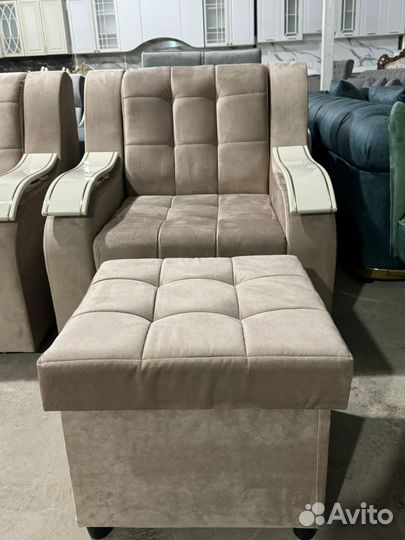 Мягкая Тройка стёганная / мягкая мебель