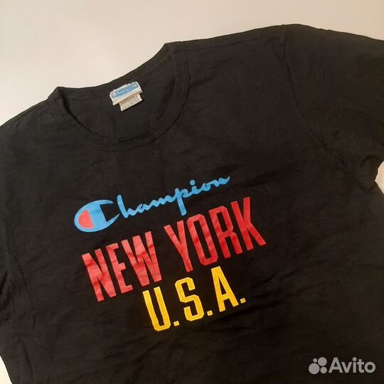 Футболка champion черная USA