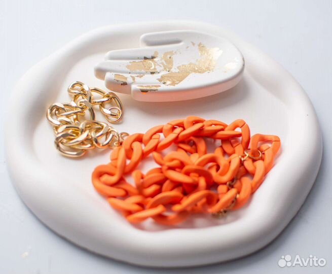 Поднос из гипса