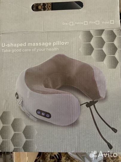 Массажная подушка для шеи