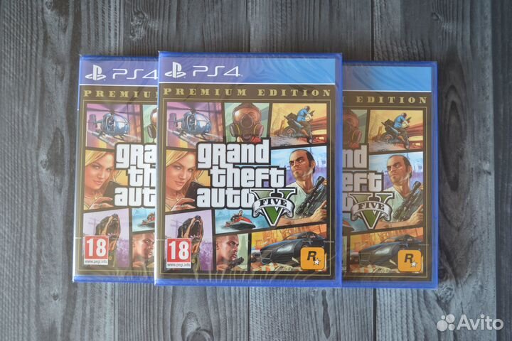 GTA 5 диск PS4 (новый)