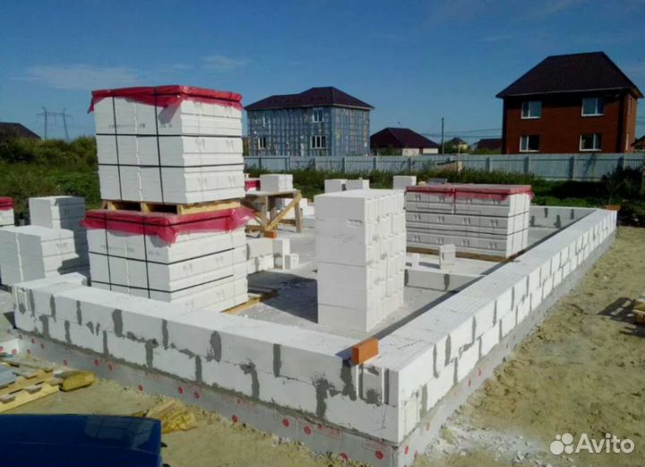 Купить газобетонные блоки Д-500 600/300/300 мм