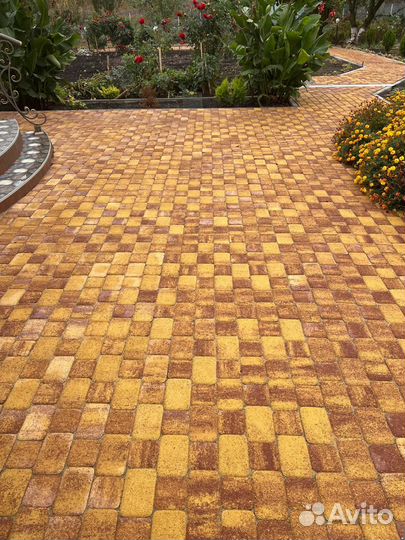 Брусчатка тротуарная плитка в Залегощи