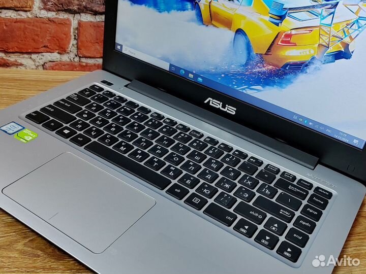 С дискретной видео Ноутбук Игровой Asus FullHD14