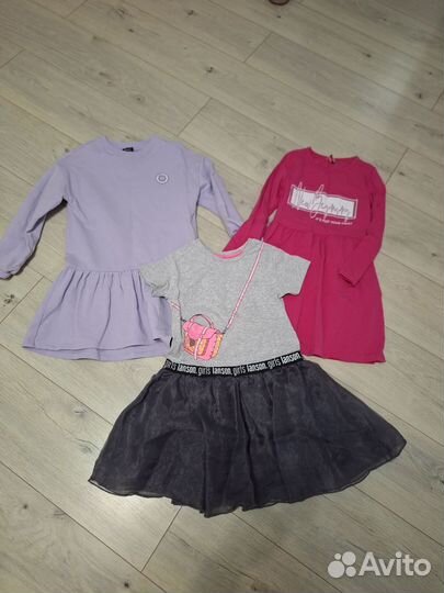 Вещи пакетом на девочку 128-134