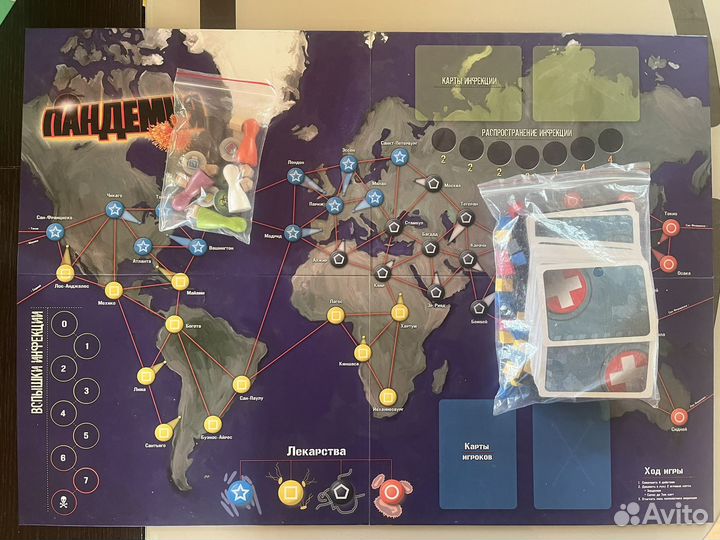 Настольная игра Пандемия (Pandemic)