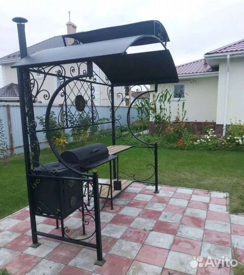 Мангальные зоны под крышей