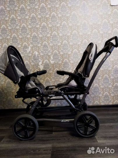 Коляска для двойни Peg-Perego Duette с сиденьем Po