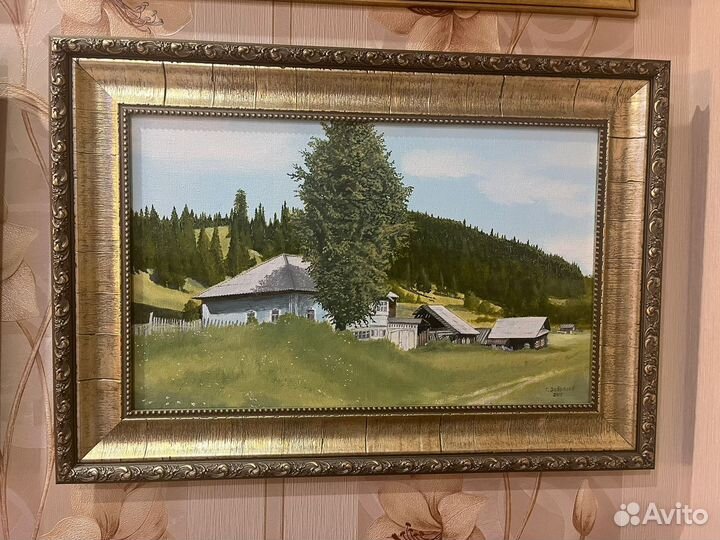 Картина маслом на холсте пейзаж