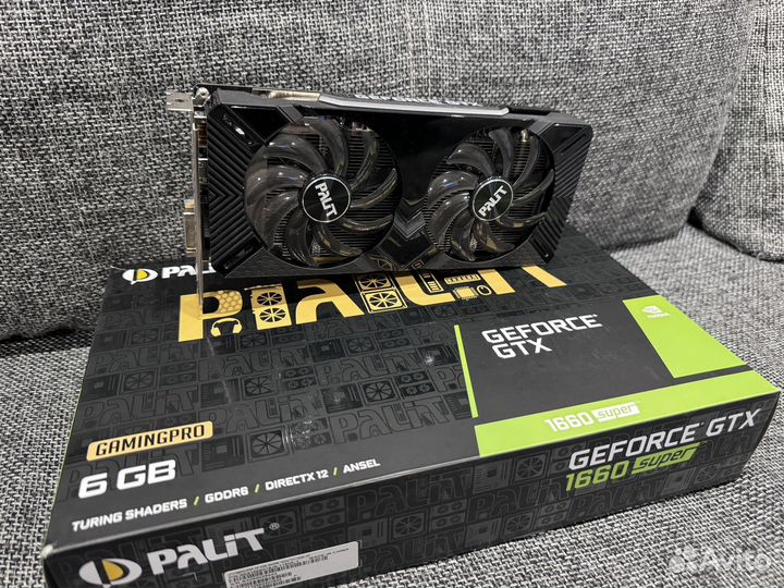 Видеокарта GTX 1660 super 6gb