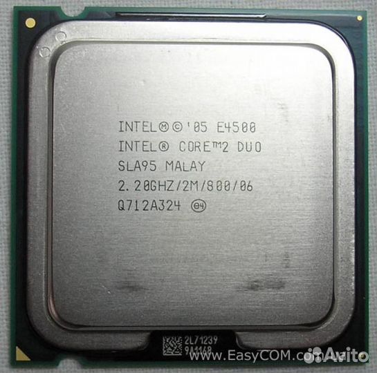 Intel Core 2 Duo E4500 2 ядра 2.2 Ггц