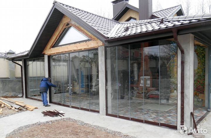 Безрамное остекление