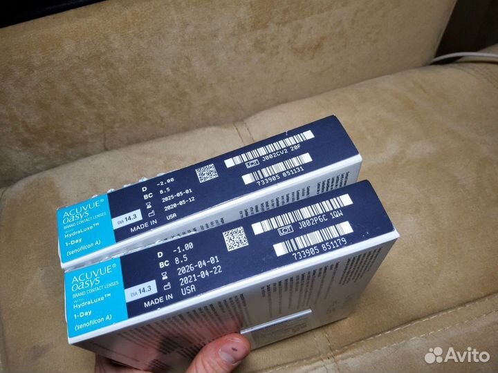 Acuve oasys 1-day 90шт -1.00