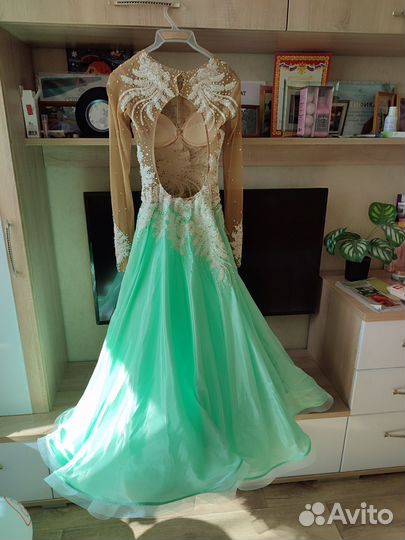 Платье для бальных танцев стандарт