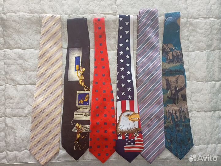 Галстуки 6 штук все за 2500