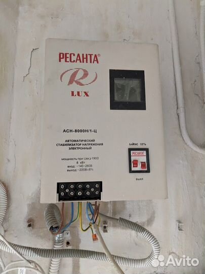 Стабилизатор Ресанта асн-8000Н/1-Ц