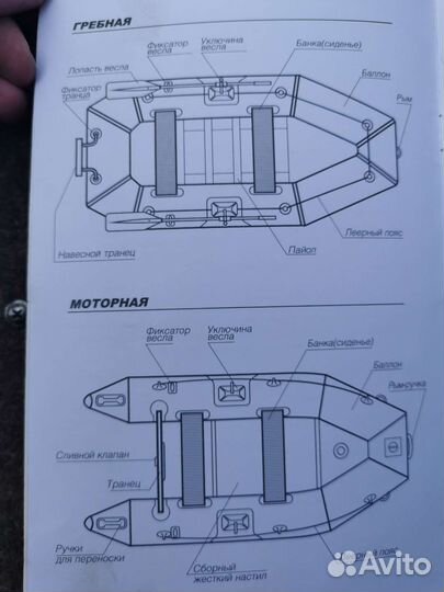 Лодка с мотором