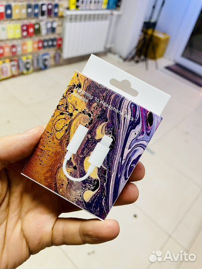 Переходник Lightning-Aux / apple iPhone - aux 3.5