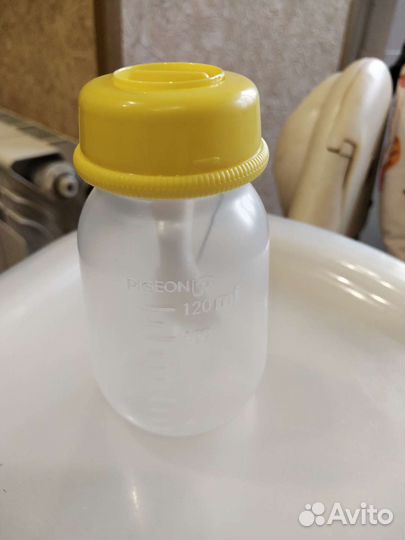 Набор для кормления Pigeon, бутылочка с ложкой