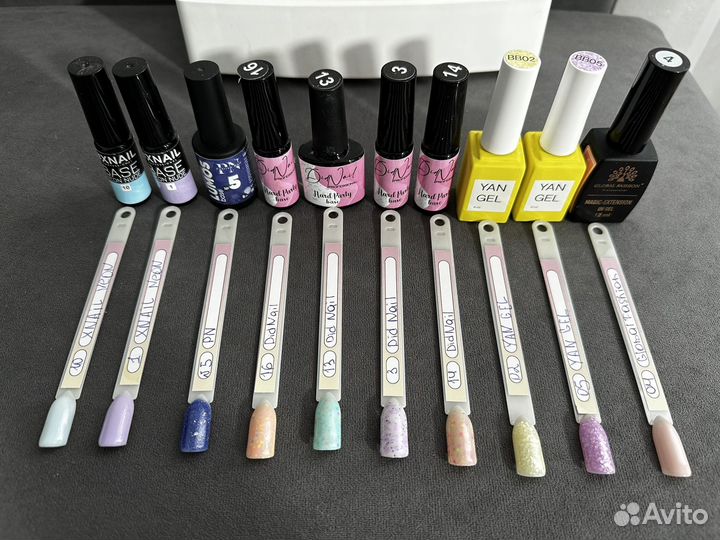 Базы, гель лаки, расходники для маникюра