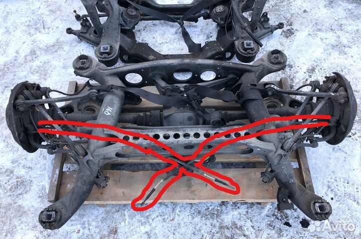 Трос ручника задний Mercedes Benz W140 S-Class