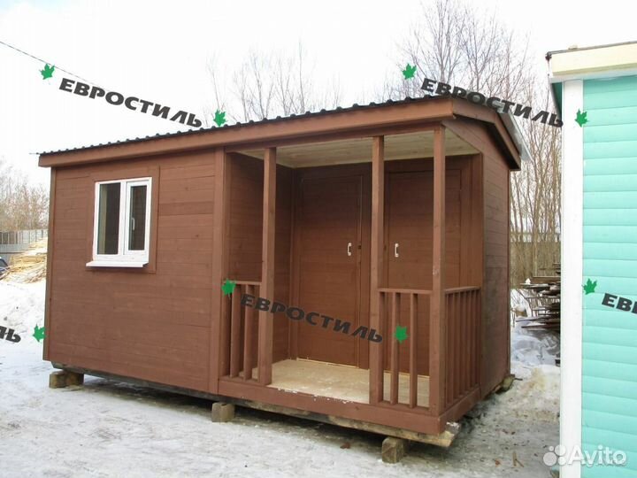 Бытовка с верандой