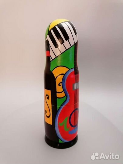 Матрешка футляр для вина под бутылку 0.75