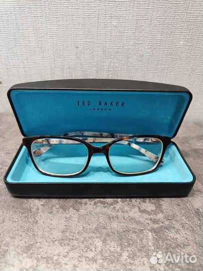 Очки:оправа Ted Baker,линзы с диоптр+чехол
