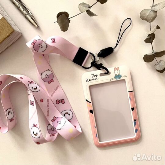 Держатель для пропуска/карты/бейдж