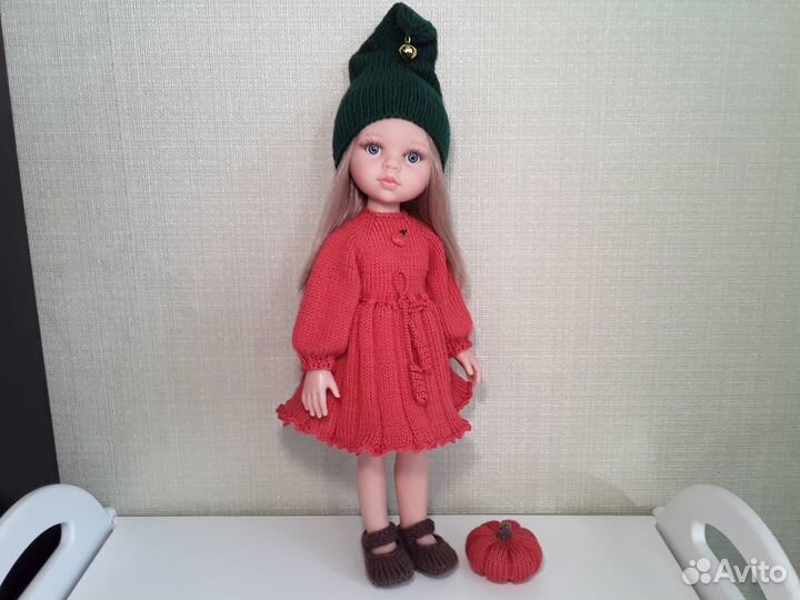 Вязаная одежда для кукол Паола Рейна