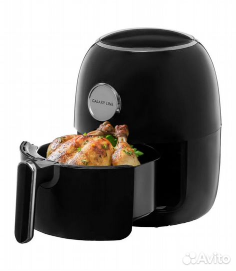 Аэрогриль galaxy line GL2527, 1600 Вт, черный