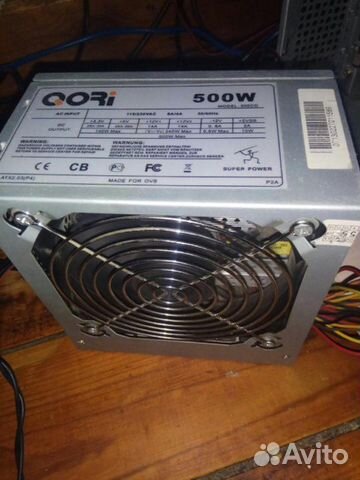 Блок питания для пк 500w купить в Санкт-Петербурге | Электроника | Авито