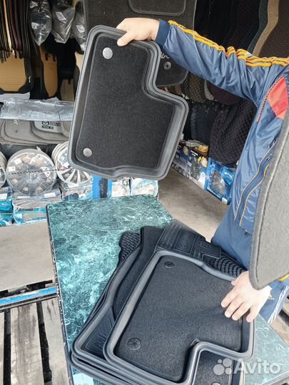 Коврики трансформер/резина+ворс/Калина-Гранта